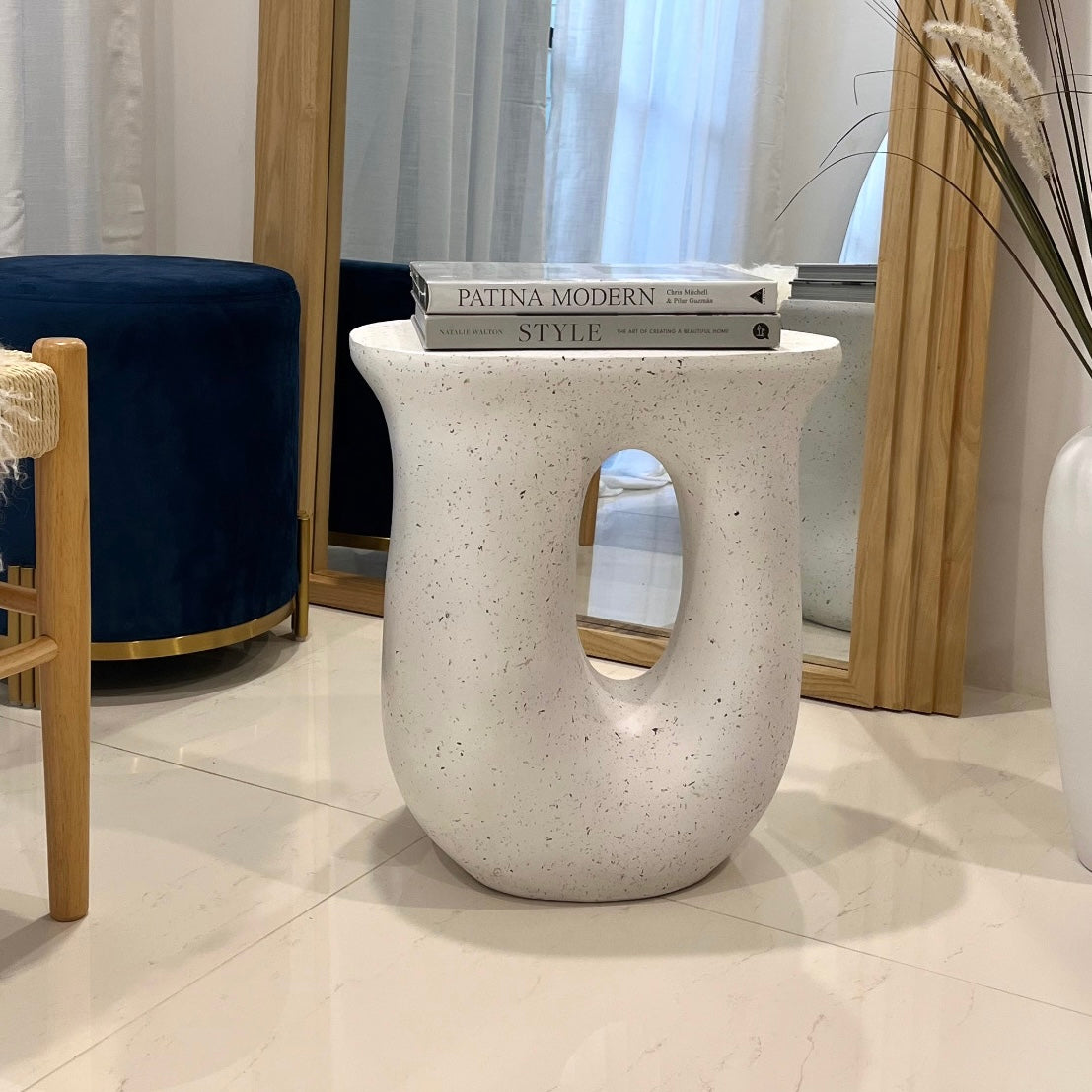 Interior Ave - Cosmo Terrazzo Accent Side Table - Image 2