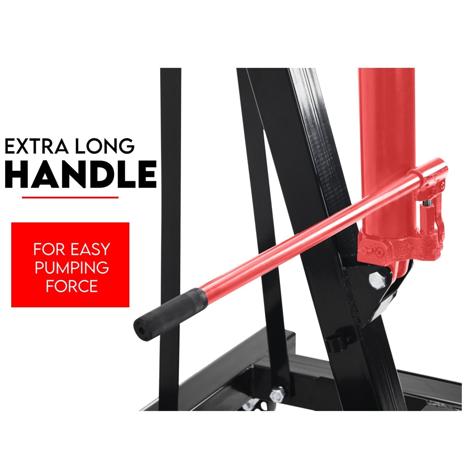 2 Ton Hydraulic Engine Crane Folding Hoist Stand Mobile Lifter Workshop Lift - Image 3