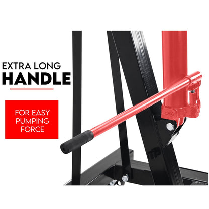 2 Ton Hydraulic Engine Crane Folding Hoist Stand Mobile Lifter Workshop Lift - Image 3