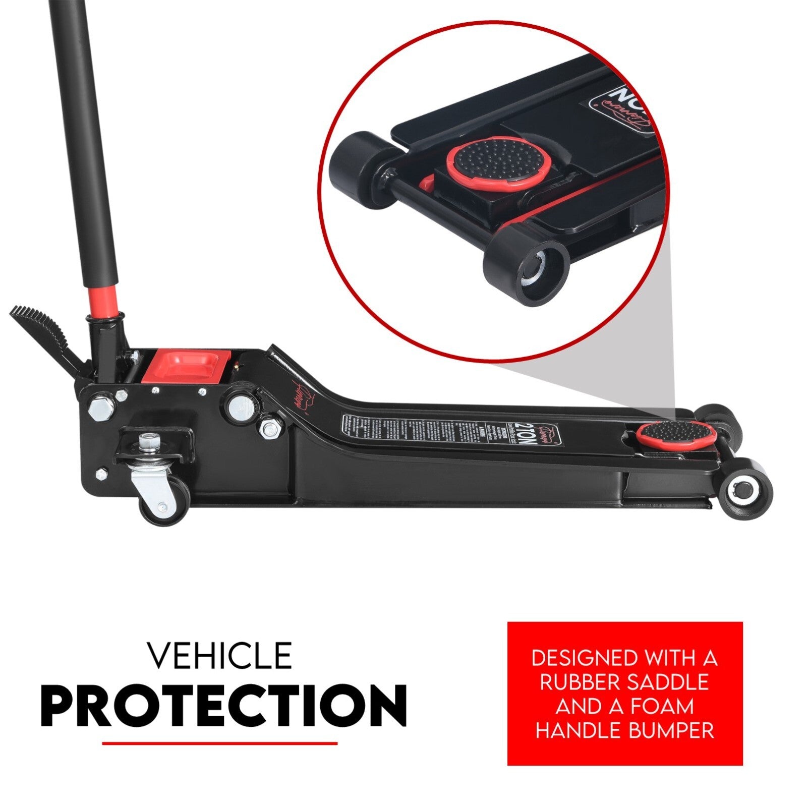 2 Ton Low Profile Trolley Jack Hydraulic Floor Car Lifter Dual Pump 70-620MM - Image 5