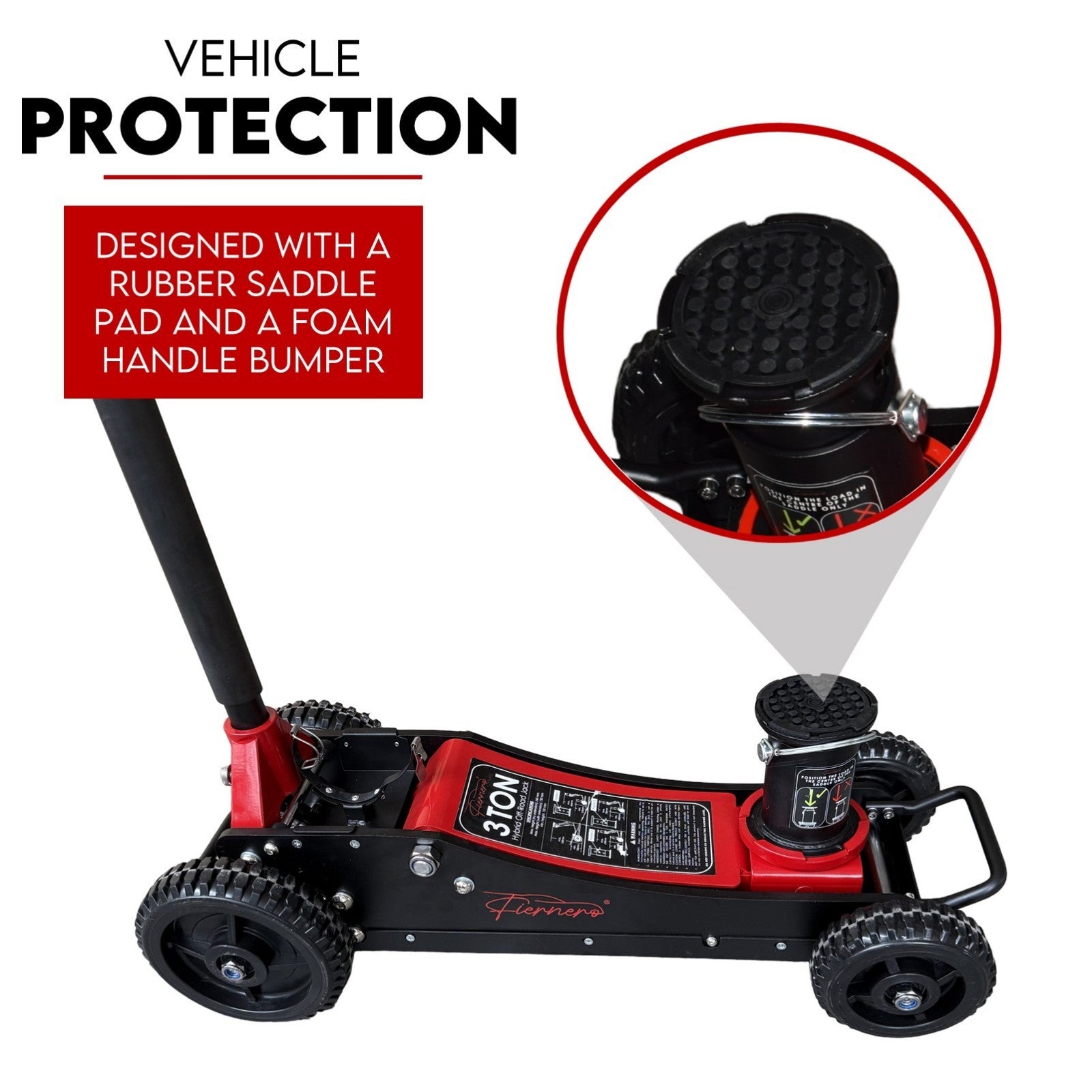 3 Ton Off Road Hydraulic Jack Floor Vehicle Quick Lift for Trucks SUVs - Image 6