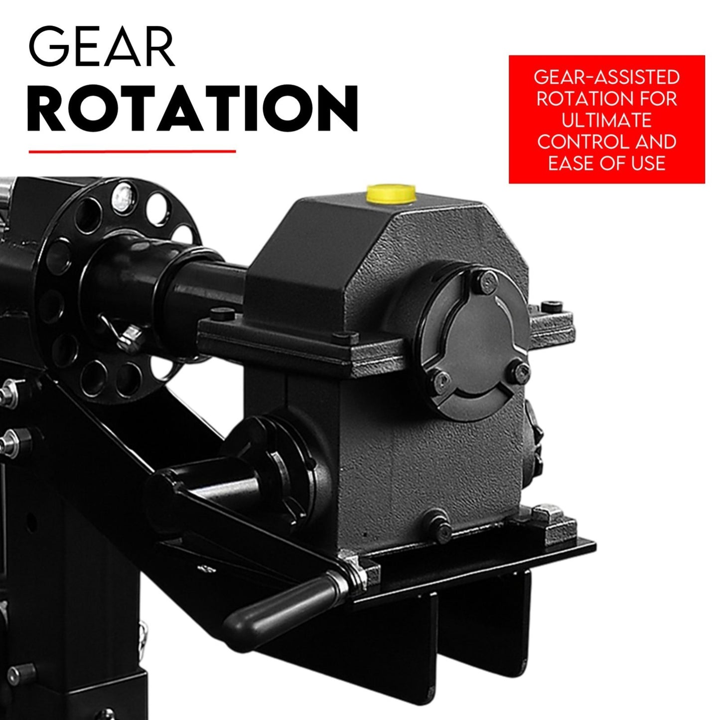 Car Rotisserie 4500LBS Gear Box Driver Rotation Auto Body Repair Restoration - Image 3