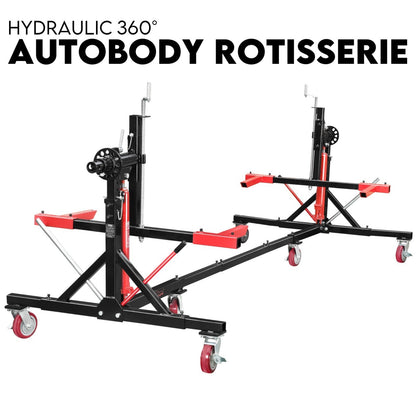 Car Rotisserie Heavy Duty 2000lb Auto Boat Frame Body Repair Restoration