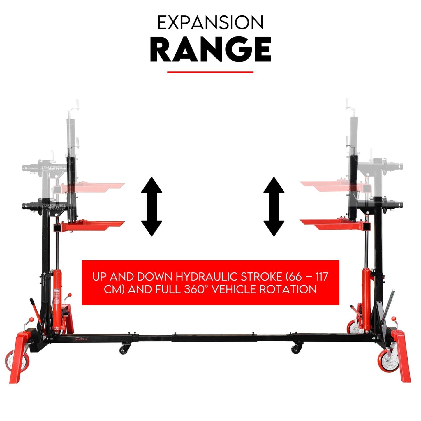 Car Rotisserie Heavy Duty 4500LBS Auto Boat Frame Body Repair Restoration - Image 8