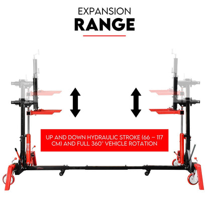 Car Rotisserie Heavy Duty 4500LBS Auto Boat Frame Body Repair Restoration - Image 8