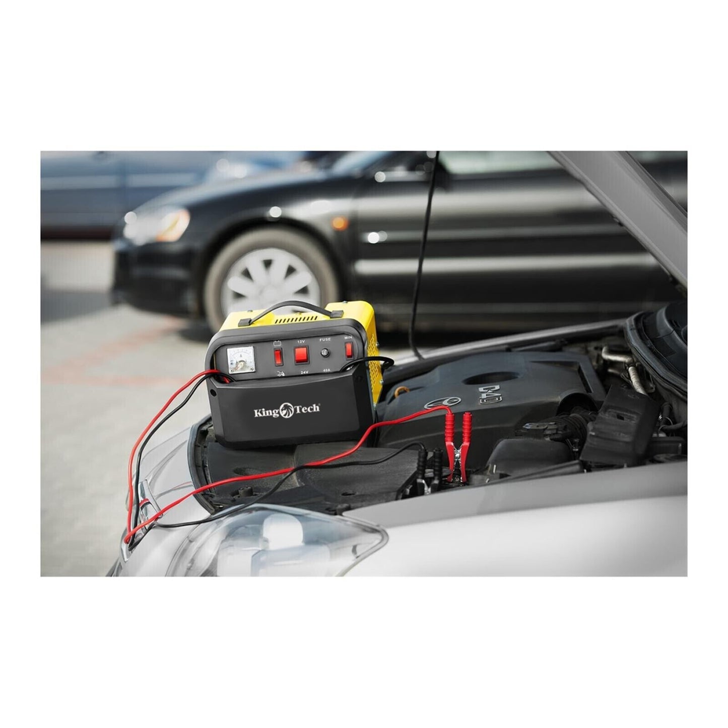 2IN1 Car Battery Charger Jump Starter 12 24V 40A ATV Boat Tractor - Image 8