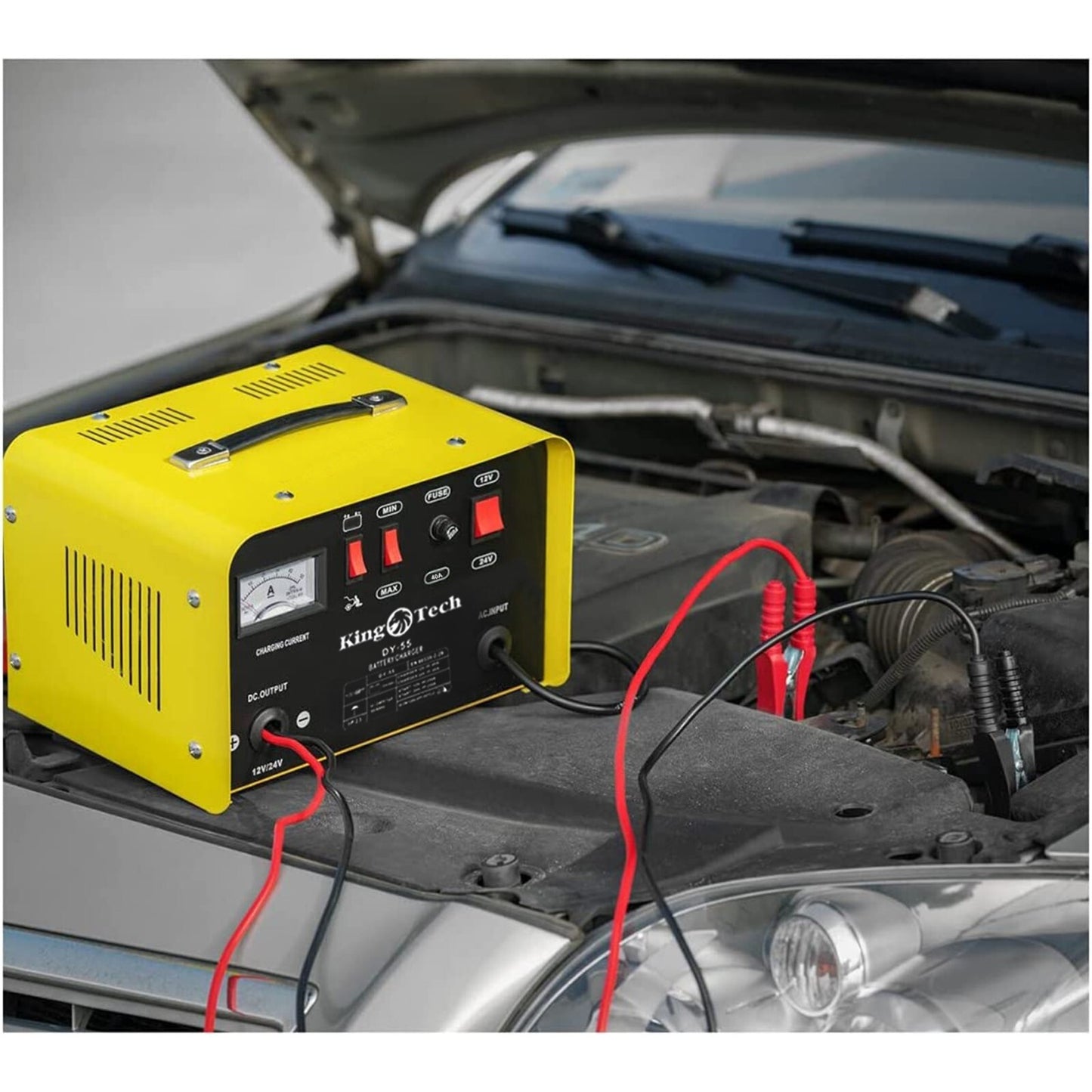 Car Battery Charger 2 in 1 40A 12V 24V For Car ATV Boat Caravan Motorcycle 2in1 - Image 8