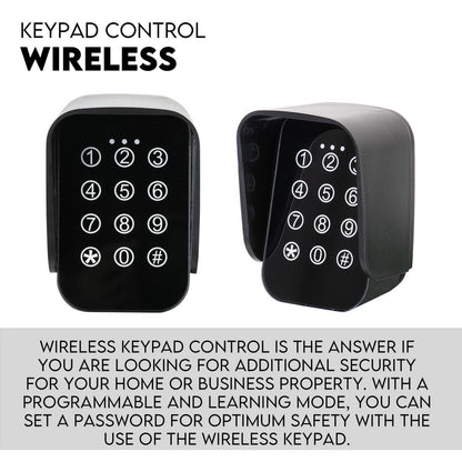 Full Solar Automatic 40W Double Swing Gate Opener Remote Keypad Control - Image 7