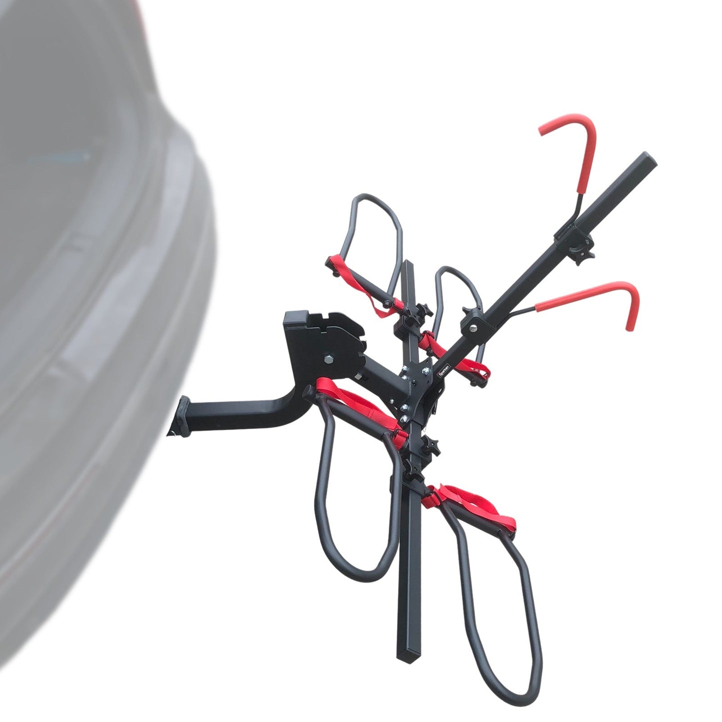 2 E Bike Platform Rack Rear Vehicle Car Carrier Bicycle Holder Hitch Receiver Foldable - Image 5