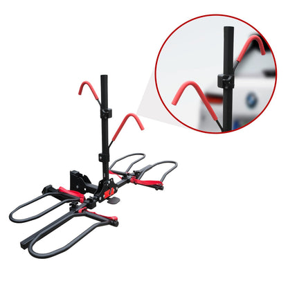2 E Bike Platform Rack Rear Vehicle Car Carrier Bicycle Holder Hitch Receiver Foldable - Image 7
