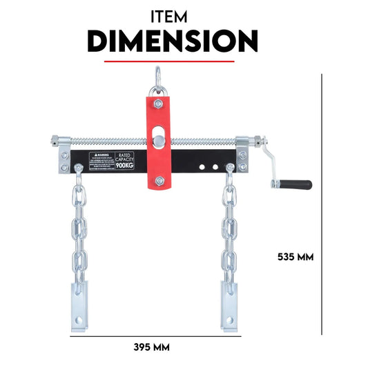 Engine Leveler Balancer Load Shop Crane Hoist Chain Lift Loading Leveller 2000lb - 907kg - Image 3