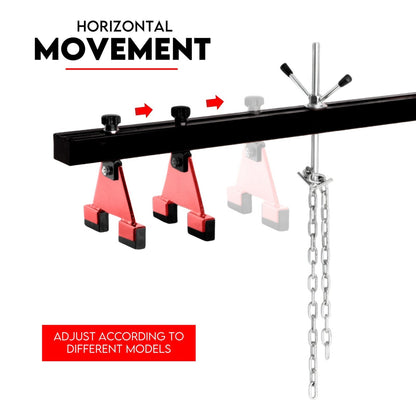 500Kg Engine Support Bar Beam Transmission Gearbox Lift Hoist Crane Garage - Image 8
