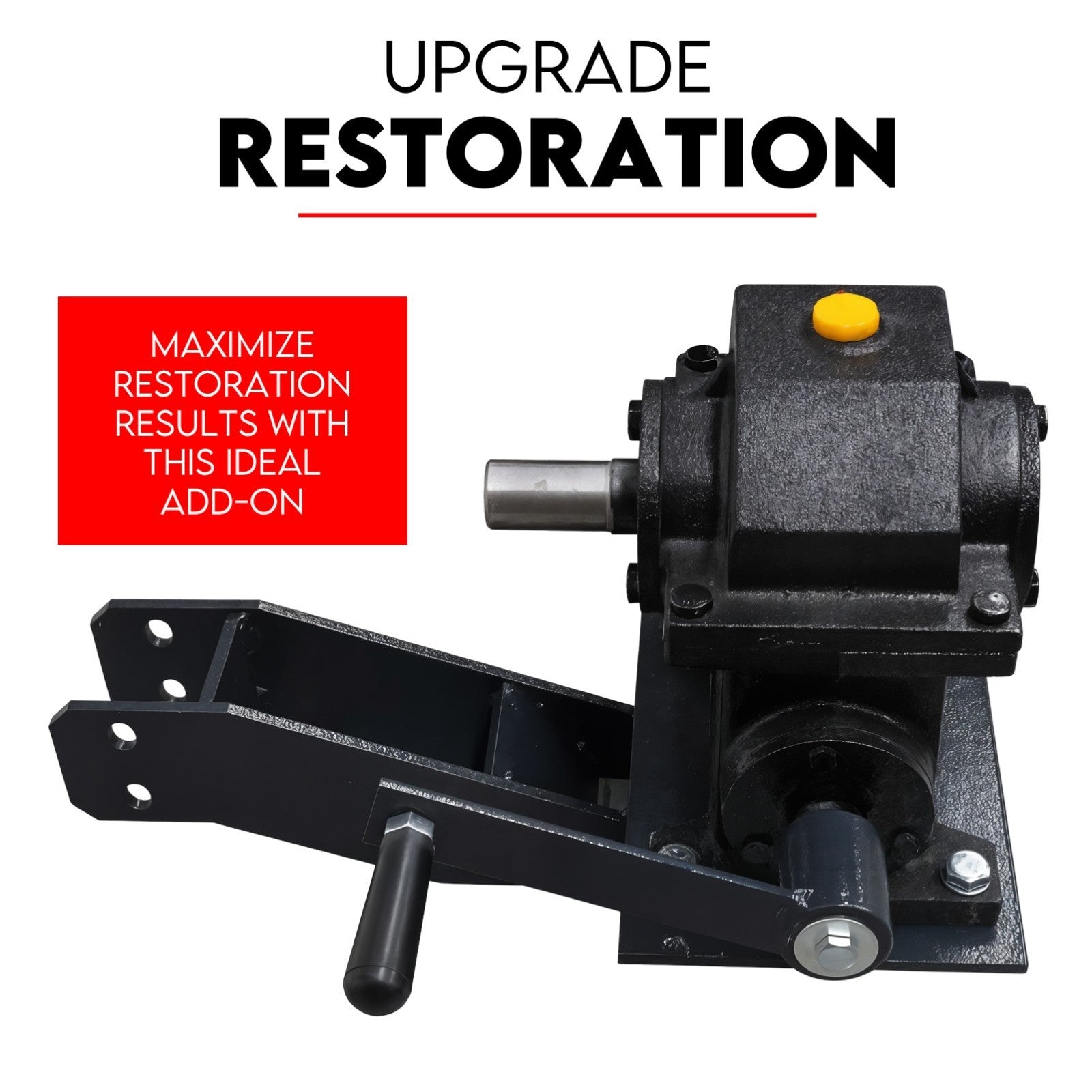 Gear Box Drive Rotation Conversion Kit for Car Rotisserie 4500LBS Auto Repair - Image 2