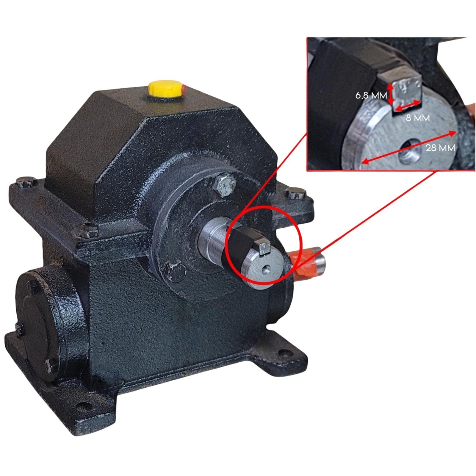 Gear Box Drive Rotation Conversion Kit for Car Rotisserie 4500LBS Auto Repair - Image 5