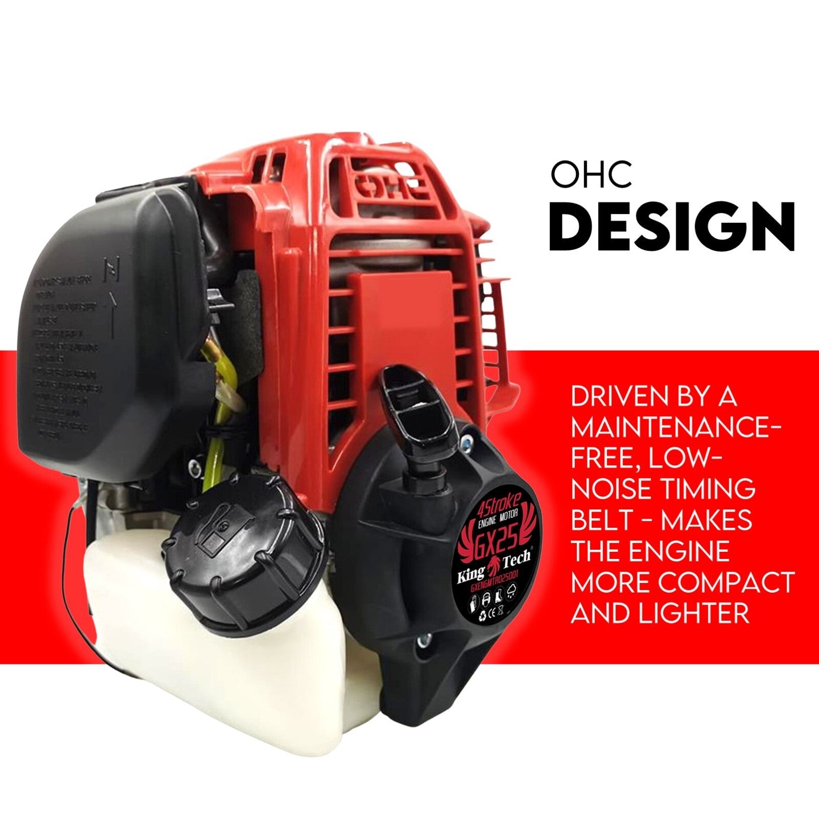 4 Stroke Engine Motor for Brushcutter Trimmer Brush Cutter Honda GX25 Replace - Image 4