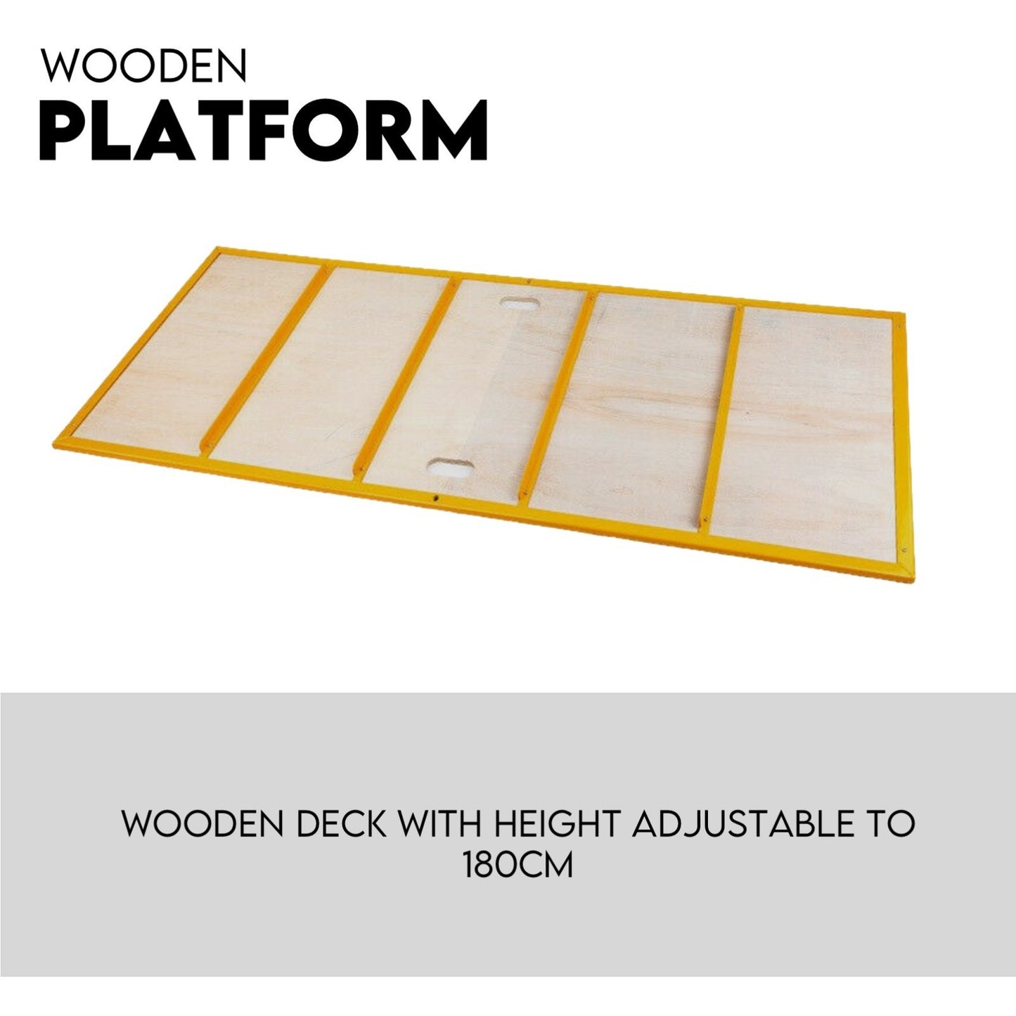 450kg Mobile Scaffold High Work Safety Platform Scaffolding Portable Ladder - Image 5