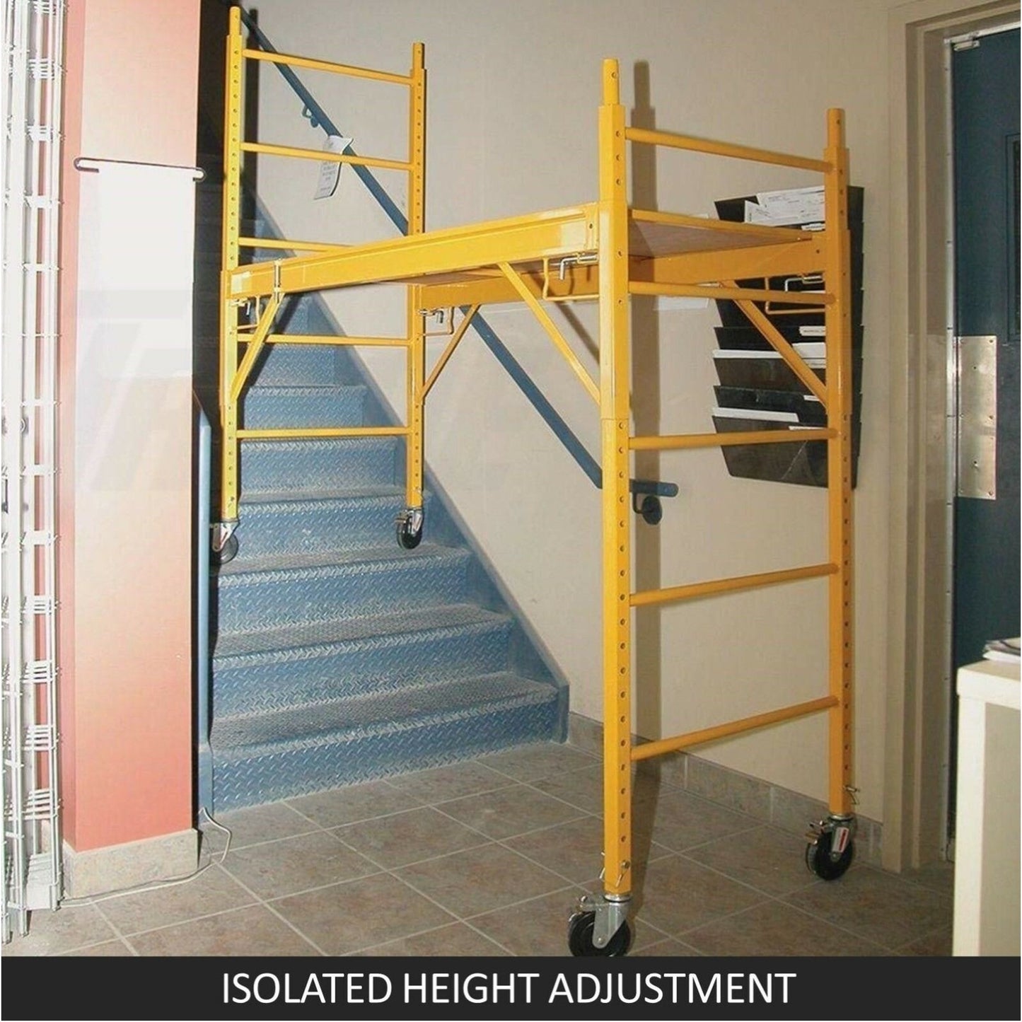 450kg Mobile Scaffold High Work Safety Platform Scaffolding Portable Ladder - Image 8