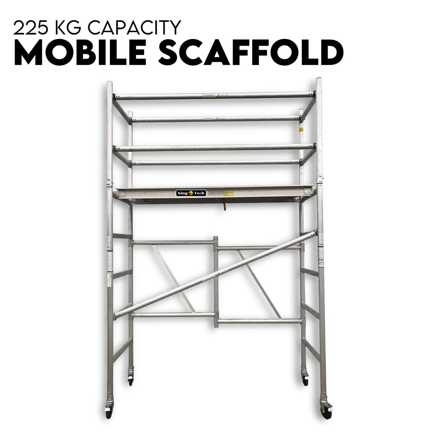 3M Mobile Scaffold Aluminium 225KG Capacity Portable Safety Platform