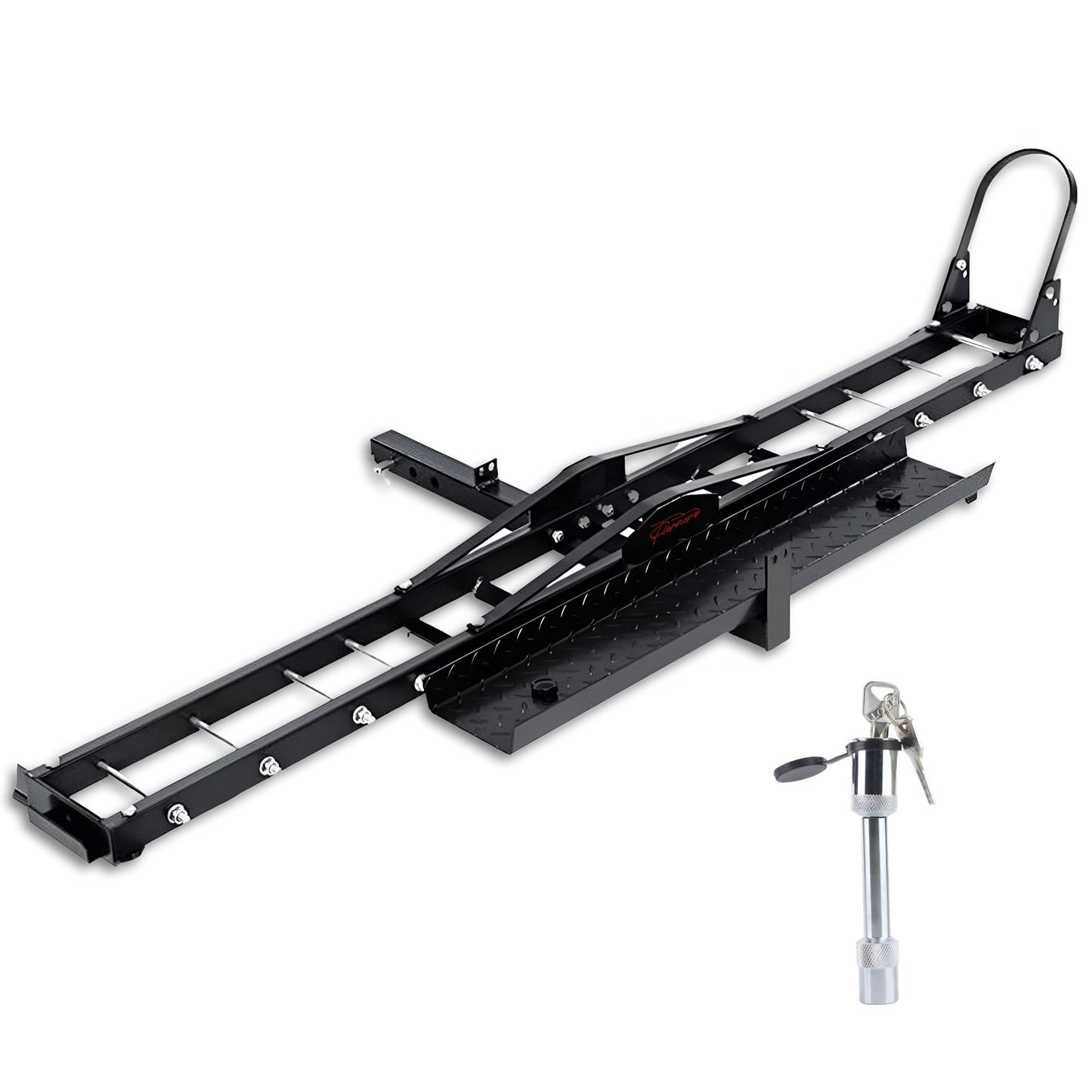 227kg Motorcycle Motorbike Carrier Hauler Hitch Mount Rack Tow Bar - Image 2