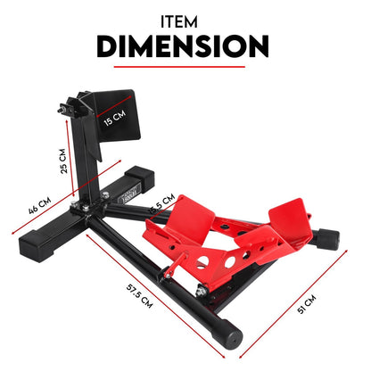 Front Wheel Stand Clamp Chock Motorcycle Stand Trailer Stand Bike - Image 4