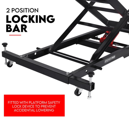 Motorcycle Lift 500kg Table Hydraulic Bike Jack Mechanic Stand Hoist Lifter - Image 5