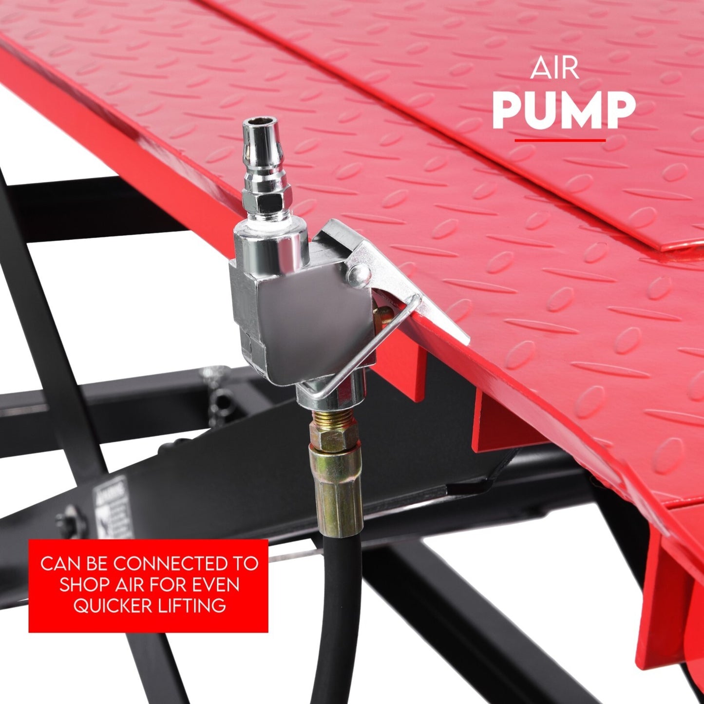 Motorcycle Lift 500kg Table Hydraulic Bike Jack Mechanic Stand Hoist Lifter - Image 8