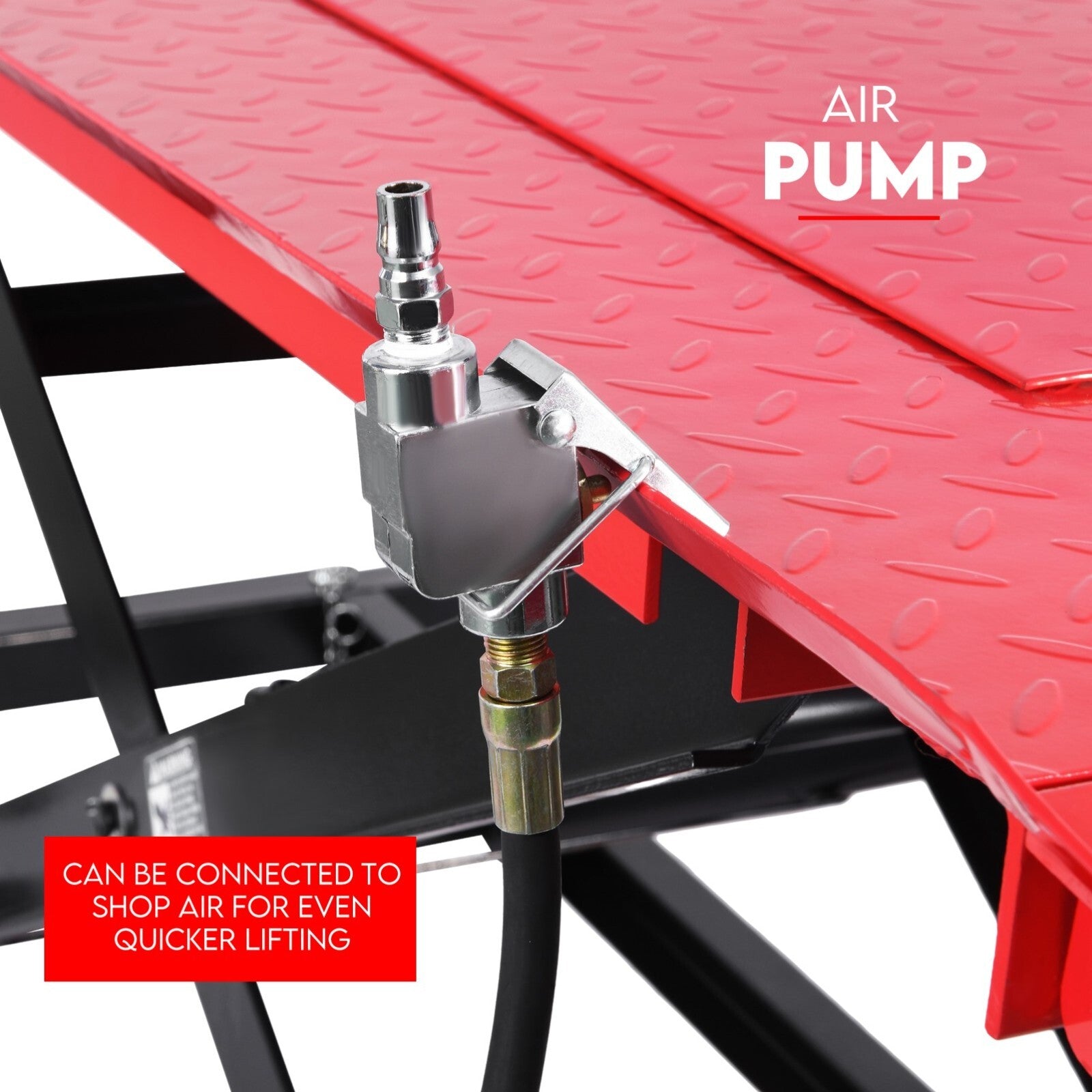 Motorcycle Lift 500kg Table Hydraulic Bike Jack Mechanic Stand Hoist Lifter - Image 8