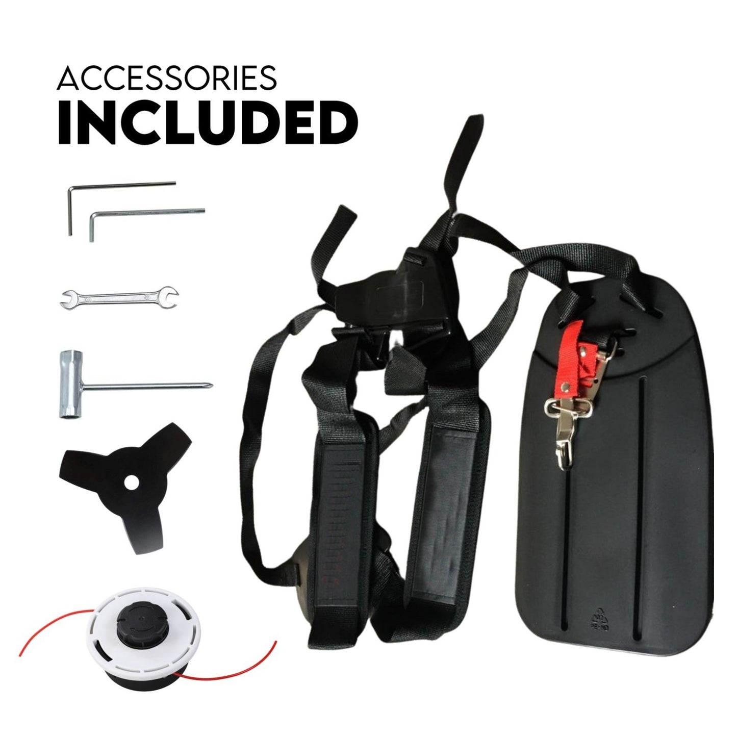 Whipper Snipper Straight Shaft Line Trimmer 31CC Pole Brush Cutter 4 STROKE - Image 9