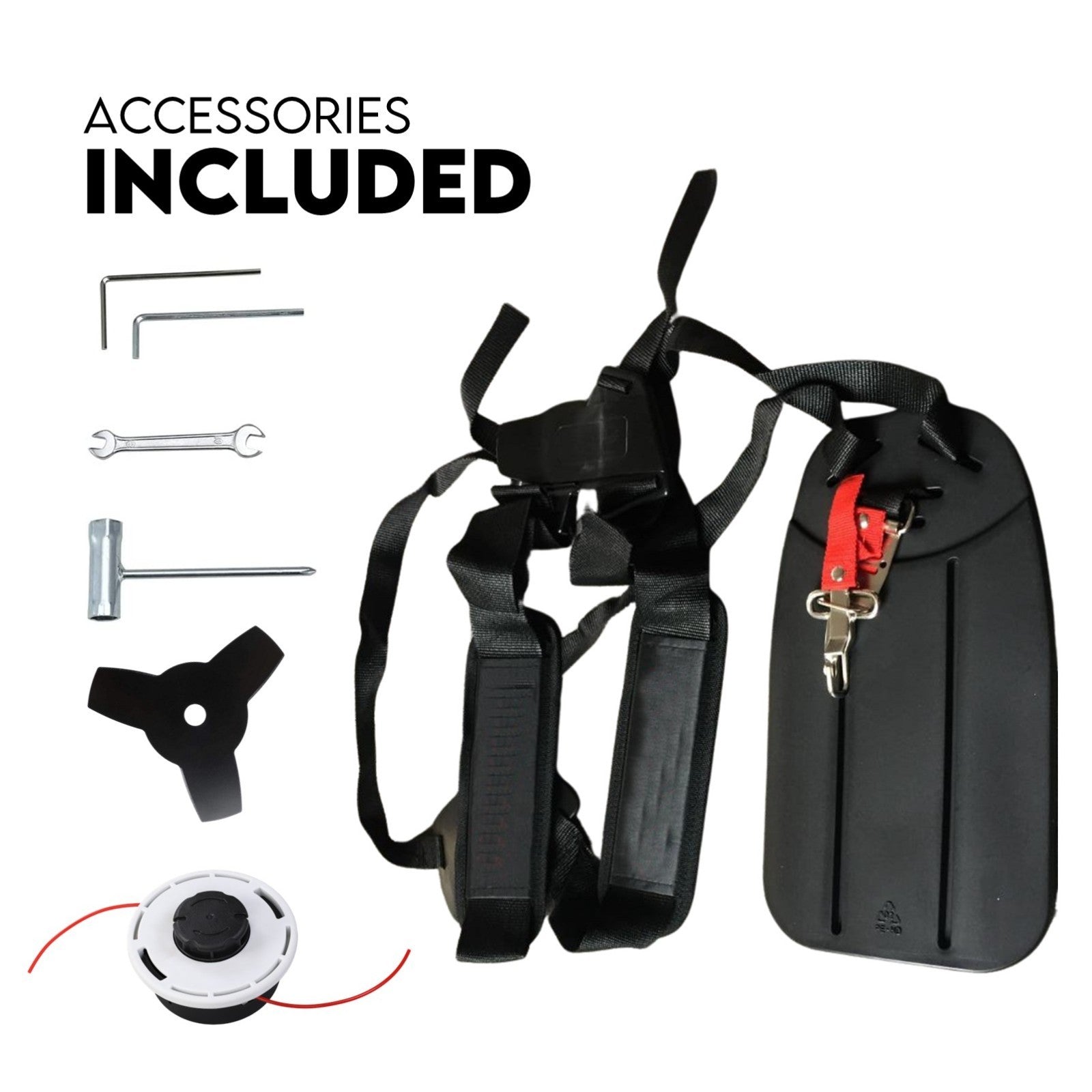 Whipper Snipper Straight Shaft Line Trimmer 31CC Pole Brush Cutter 4 STROKE - Image 9