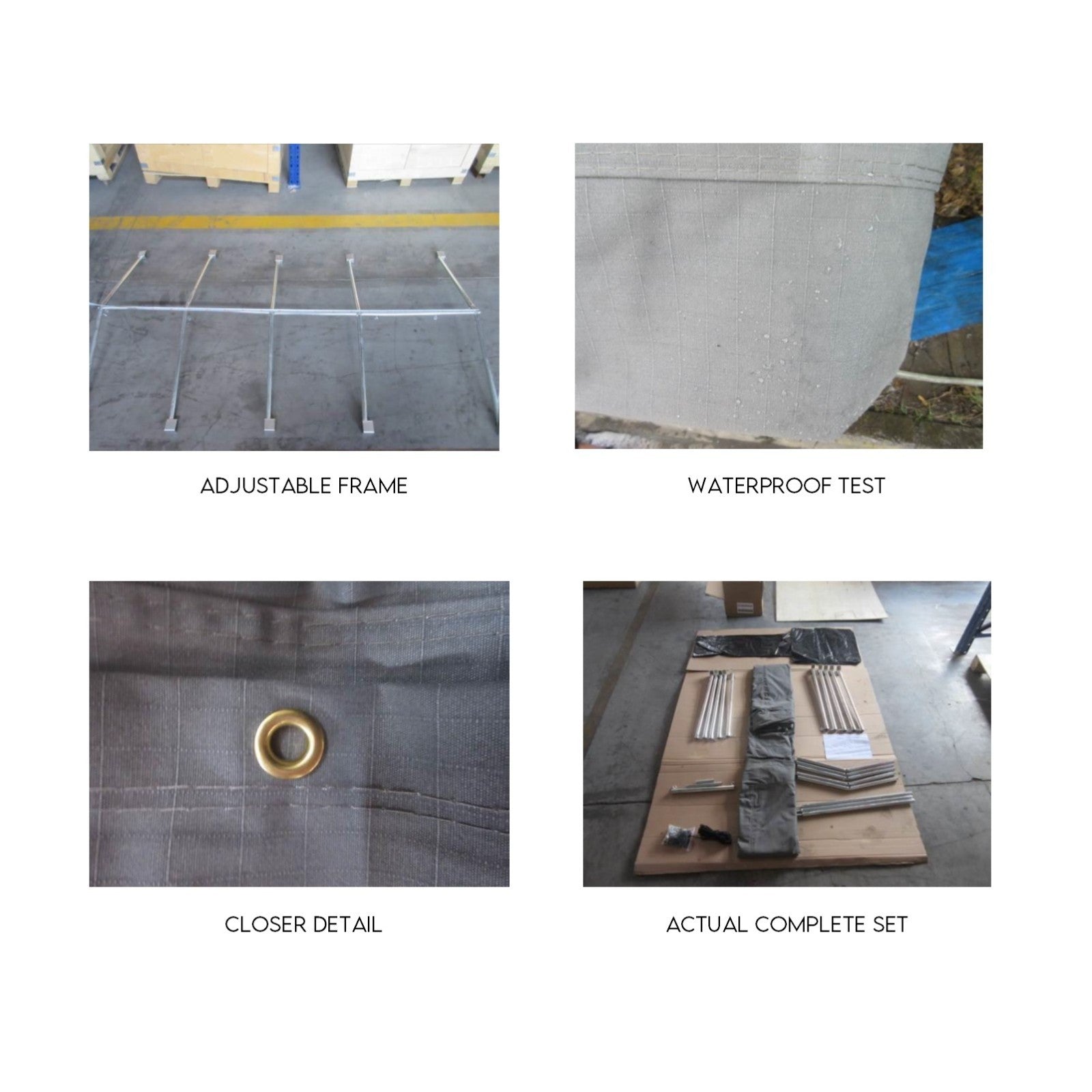 Box Cage Trailer Cover Canvas Tarp for 7x4 600mm High Cage Premium Quality 2 ft - Image 7