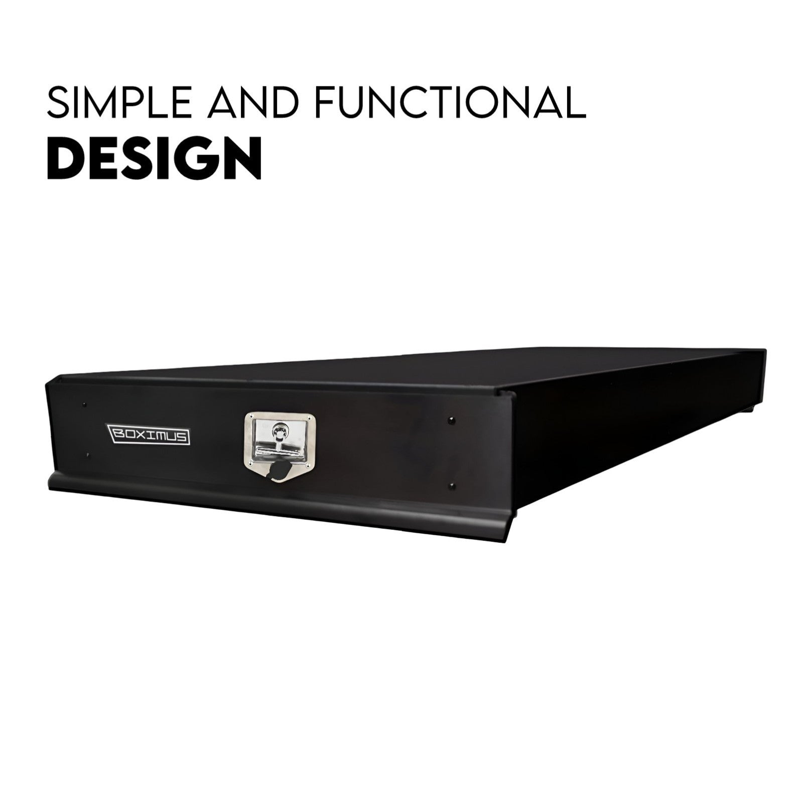 Under Tray Body Tool Box Trundle Drawer 1500mm Long UTE Extra Truck ToolBox - Image 3