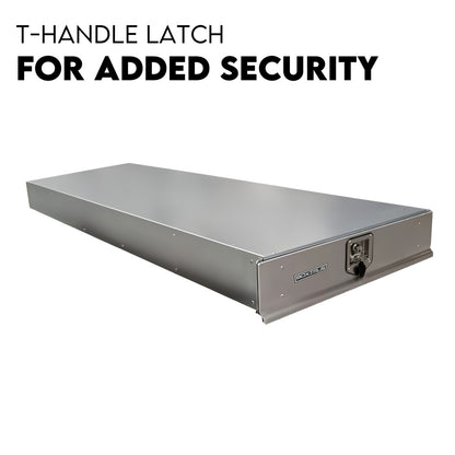 Under Tray Tool Box Trundle Drawer 1500 mm UTE Drawer Dual Extra Cab Toolbox - Image 5