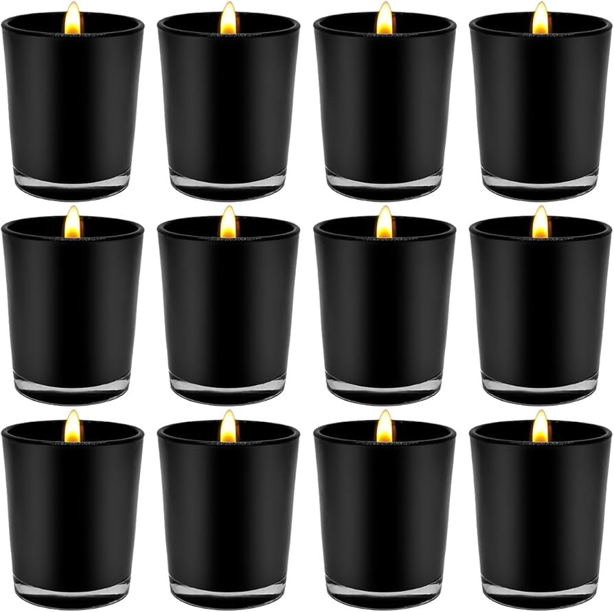 10 Pack Black Matt Tealight Candle Holder 6.5cm Festival Decor Wedding Propose Parties Holiday and Home Decor - Image 3