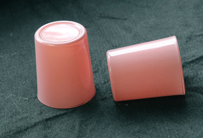 40 Pack Blush Pink Glass Votive Tealight Candle Holders House Party Centerpiece Xmas Wedding Decor Glass Candlestick Party Decorations Bridal Valentines Event - Image 5