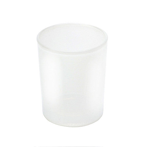 10 Pack Frosted White Glass Votive Candle Holders for Candle Making Kit Tealight Candles Cup Home Decoration - Image 8