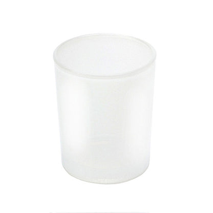 10 Pack Frosted White Glass Votive Candle Holders for Candle Making Kit Tealight Candles Cup Home Decoration - Image 8
