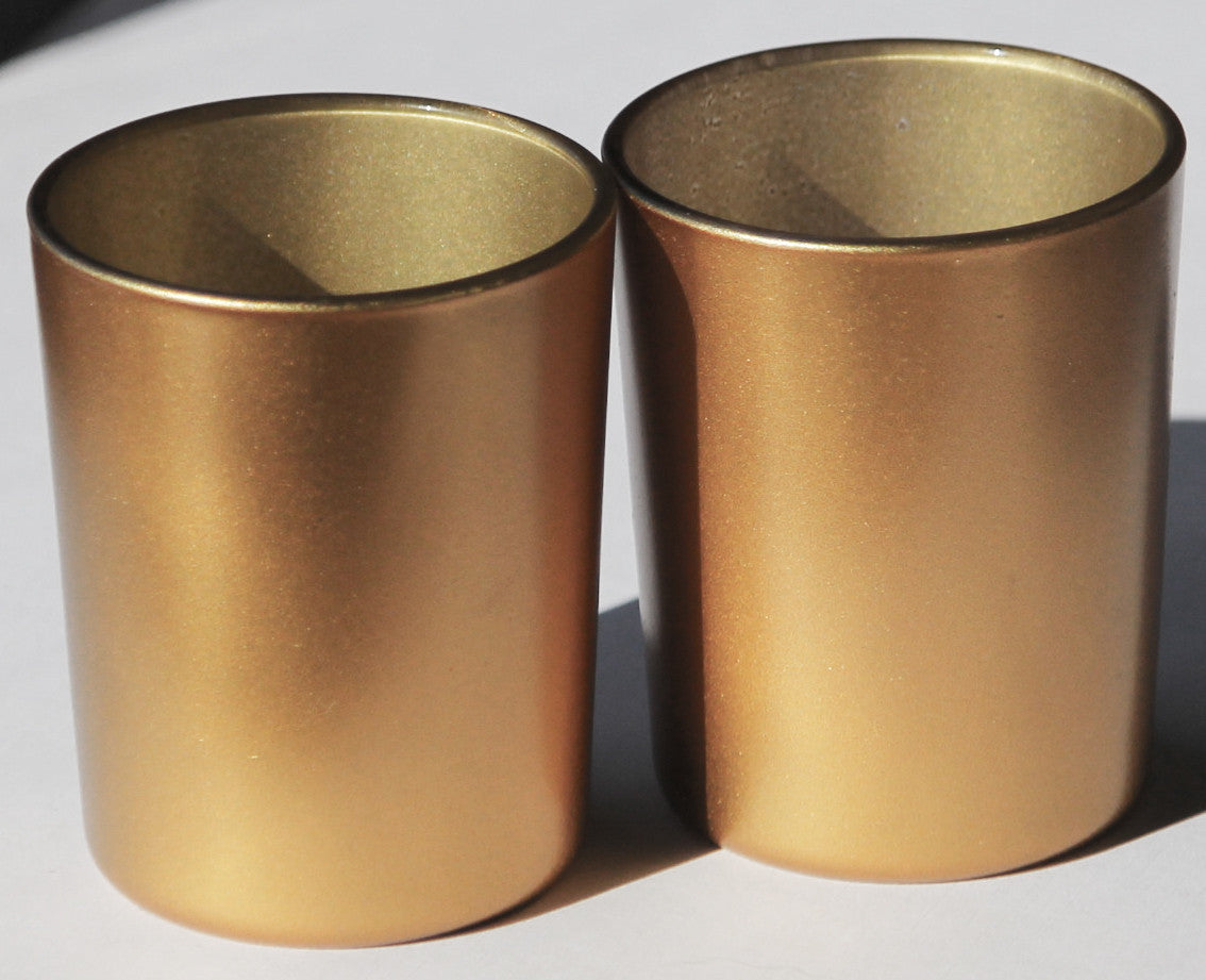 20 Pack Matt Gold Glass Votive Candle Holders Table Centreoieces  Xmas Wedding Anniversary Event Recption Party Function or Home Decor - Image 3