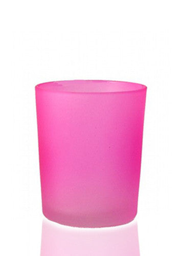 10 Pack Pink Frosted Glass Votive Tealight Candle Holders House Party Centerpiece Xmas Wedding Decor Glass Candlestick Party Decorations Bridal Valentines Event - Image 2