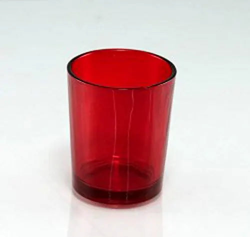 20 Pack Red Glass Votive Tealight Candle Holders House Party Centerpiece Xmas Wedding Decor Glass Candlestick Party Decorations Bridal Valentines Event - Image 4