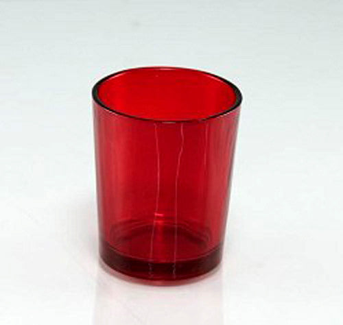 40 Pack Red Glass Votive Tealight Candle Holders House Party Centerpiece Xmas Wedding Decor Glass Candlestick Party Decorations Bridal Valentines Event - Image 4