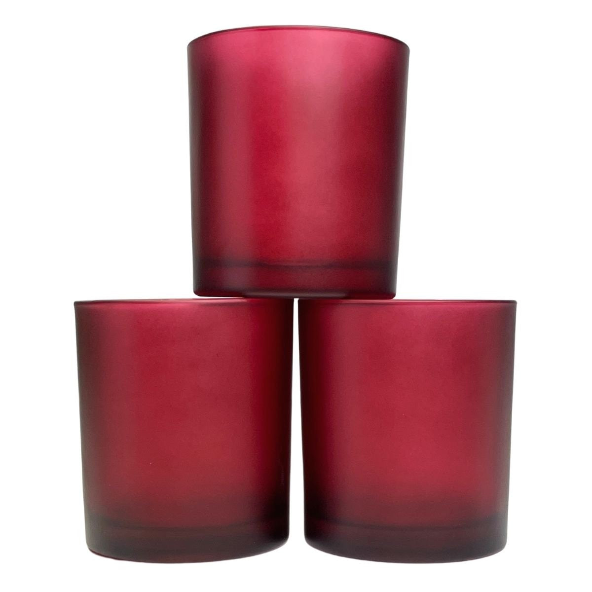 20 Pack Red Frosted Glass Votive Tealight Candle Holders Valentines Day Xmas Wedding Decor Glass Candlestick Party Decorations Bridal Baby Shower Event - Image 4