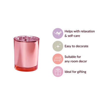 40 Pack Rose Gold Pink Votive Tealight Candle Holders Valentines Day Mercury  Wedding Decor Glass Candlestick Party Decorations Bridal Baby Shower Event - Image 6