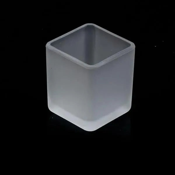 30 Bulk Pack Square Cube Frosted Glass 5cm Tealight Candle Holder Festival Decor Wedding Propose Parties Holiday and Home Decor - Image 3