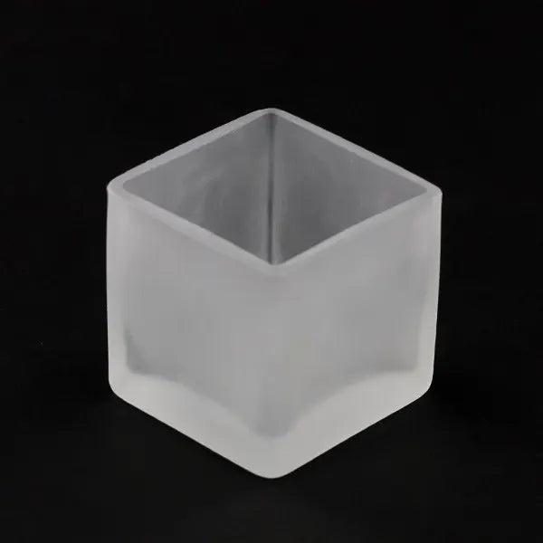 30 Bulk Pack Square Cube Frosted Glass 5cm Tealight Candle Holder Festival Decor Wedding Propose Parties Holiday and Home Decor - Image 6