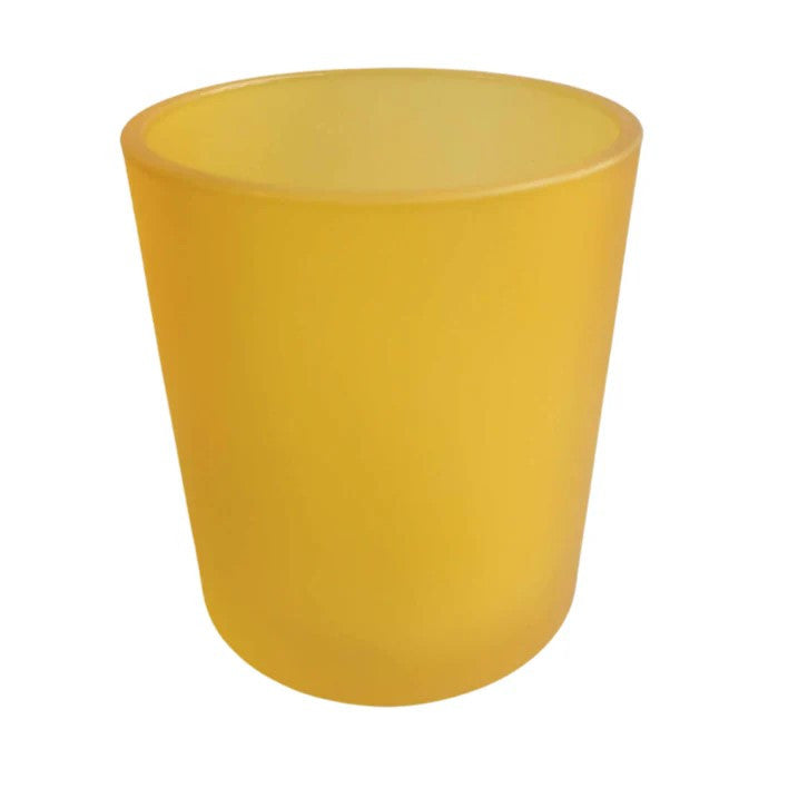 20 Pack Yellow Frosted Glass Votive Candle Holders Table Centreoieces  Xmas Wedding Anniversary Event Recption Party Function or Home Decor - Image 2
