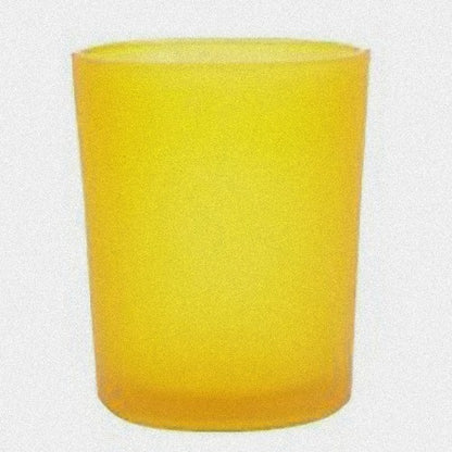 20 Pack Yellow Frosted Glass Votive Candle Holders Table Centreoieces  Xmas Wedding Anniversary Event Recption Party Function or Home Decor - Image 5