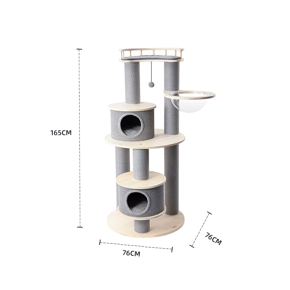 HONEYPOTCAT Majestic Reinforced Multi-Level Cat Tree  - 165cm - Image 4