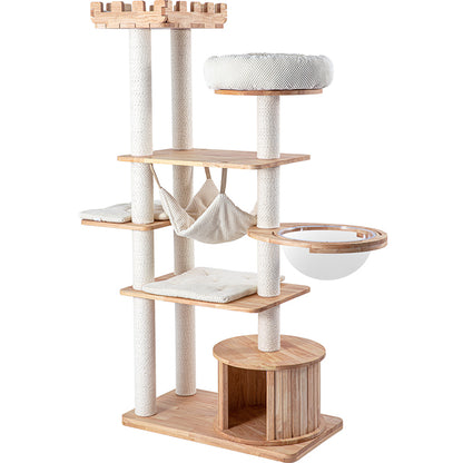 HONEYPOTCAT MZ Grand Elegance Cat Catsle With Space Capsule - 170cm