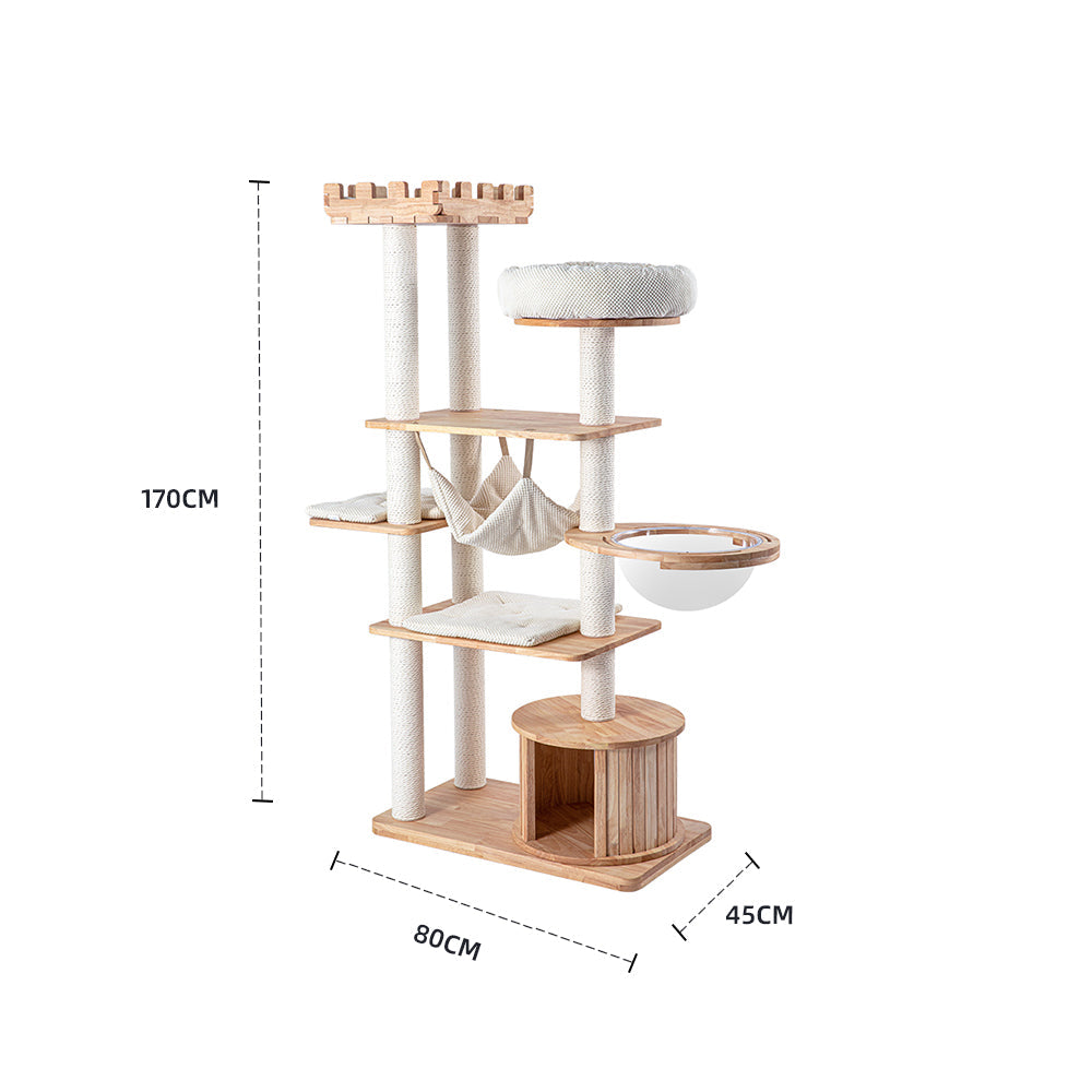 HONEYPOTCAT MZ Grand Elegance Cat Catsle With Space Capsule - 170cm - Image 2