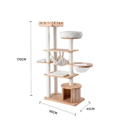 HONEYPOTCAT MZ Grand Elegance Cat Catsle With Space Capsule - 170cm - Image 2